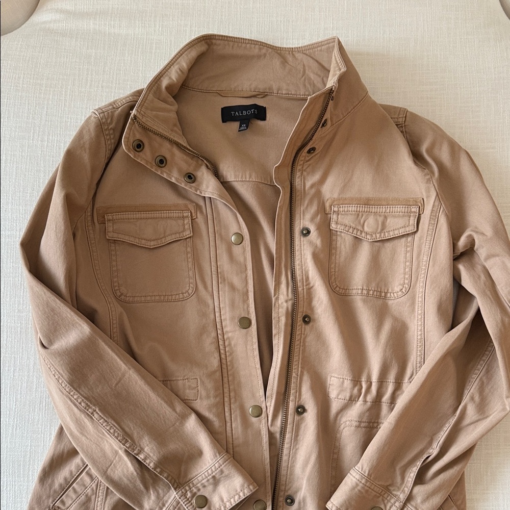 Talbots Light Brown Utility Jacket - image 1